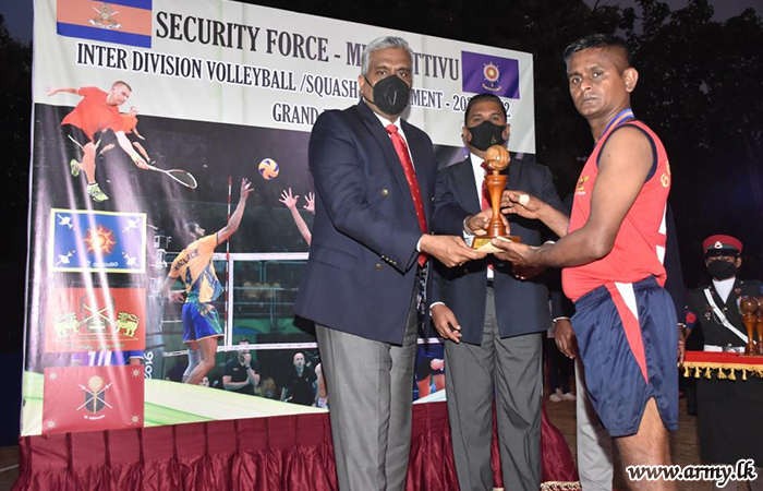 66 Division Volleyball & Squash Players Emerge Champions in Tournament