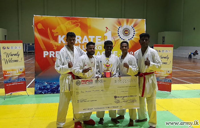 Army Karate Team Clinch Karate Premier League - 2022 Championship Trophy