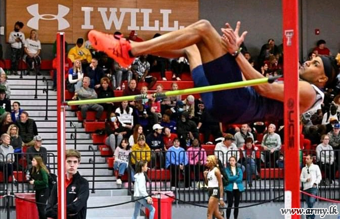 Army Private in the US Breaks His Own High Jump Record in LSC