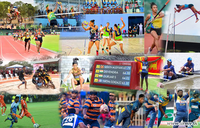 ක්‍රීඩා ක්ෂේත්‍රයේ යුද්ධ හමුදා ප්‍රමුඛපෙළ ක්‍රීඩකයින් සිය දස්කම් ප්‍රදර්ශනය කරයි