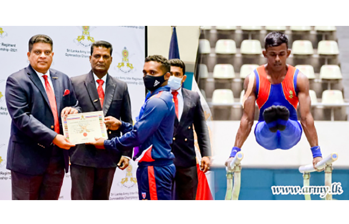 Cream of the Army Gymnasts Awarded in Impressive Ceremony