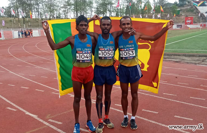 Army Cross Country Runners Shine in India  