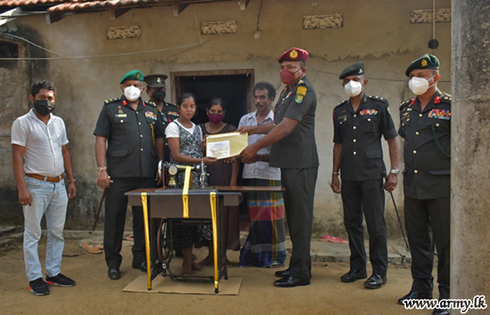 Sewing Machine Gifted to Needy Woman for Self-Employment