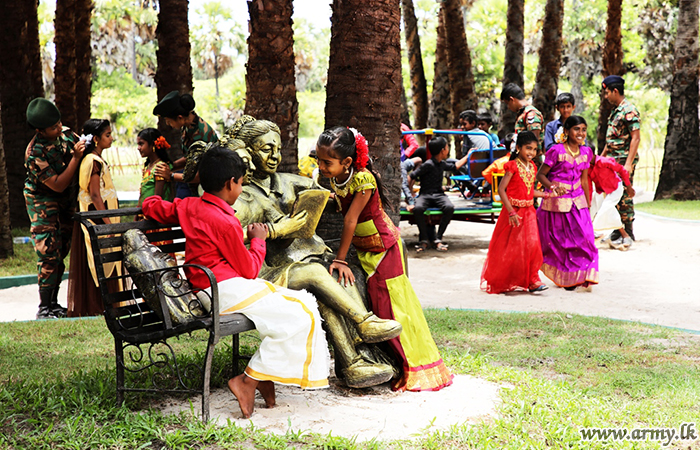 Troops Build Children’s Park in Kaddeikadu