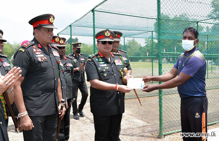 GW Regimental HQ Adds Stimulant to Hardball Cricketers in the Army