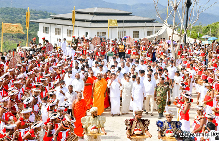 Newly-Restored Many Integral Sections of Worship at Kuragala Opened to Devotees on Thrice Blessed Day  