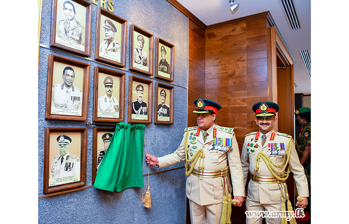 Memories of General Shavendra Silva Immortalized Unveiling His Portrait
