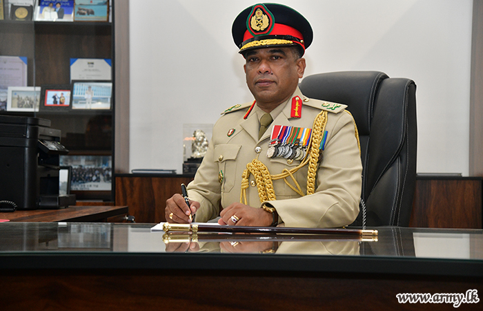 Maj Gen Chandana Wickramasinghe, New MS Assumes Responsibilities