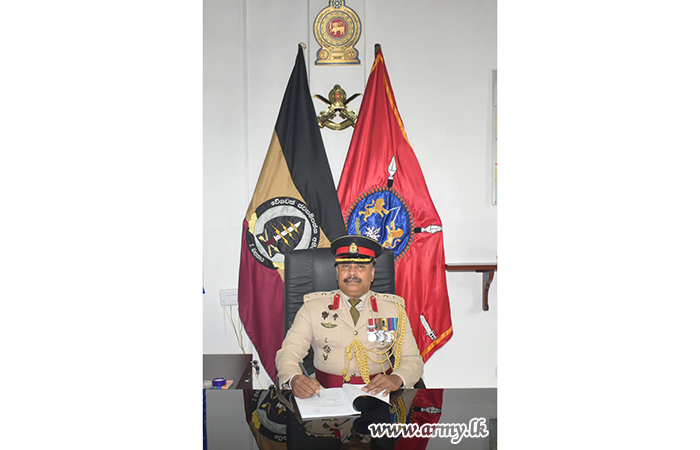 Brigadier Wipula Ihalage, New GOC for 58 Division Assumes Duties