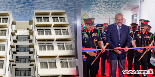 New Accommodation Facility for Other Ranks Serving Defence HQ, Now Opened for Use