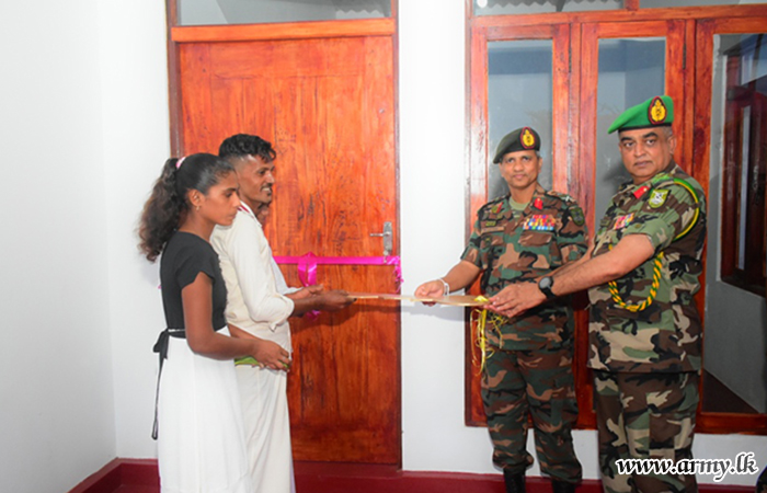 17 SLNG Troops-Built New House for Kuchchaveli Family Warmed During Brief Ceremony