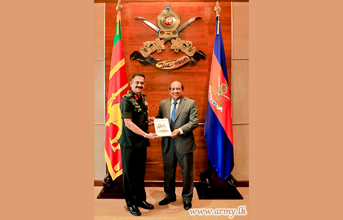 Renowned Surgeon Presents Maiden Copy of His Book to Army Chief 