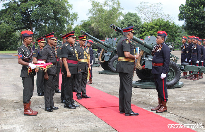 SLEME (Artillery) Regiment-Refurbished Seven 25- Pounder Guns Delivered to SLA