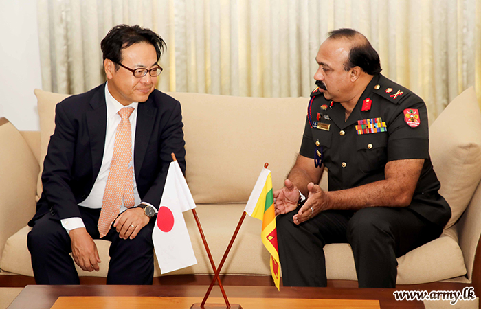 Japanese Ambassador in Sri Lanka Visits 55 Division HQ in Jaffna During a Visit to the North