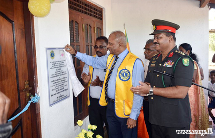 622 Brigade with Lions Club Sponsorship Constructs Teachers’ Quarters  