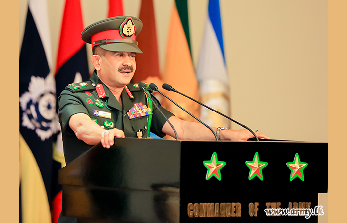 Army Chief Speaks to 53 & 58 Division Troops