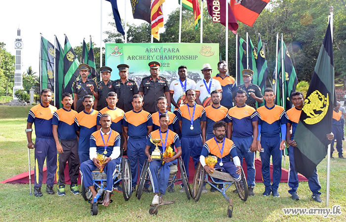 SLSR Team Wins 23rd Inter Regiment Para Archery Tournament