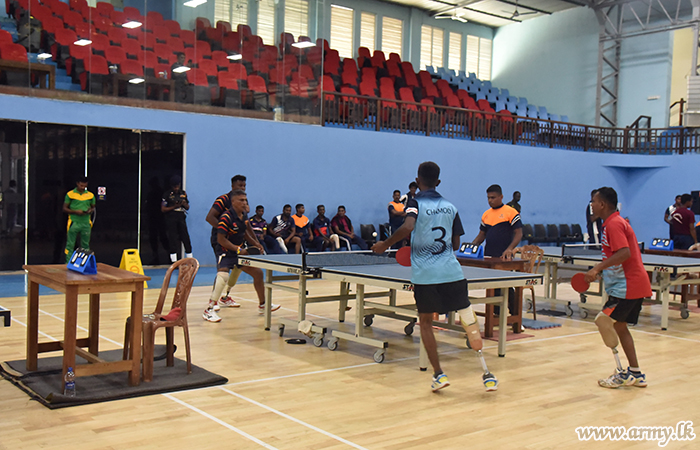 VIR HQ Battalion Players Champion Table Tennis in Para Games