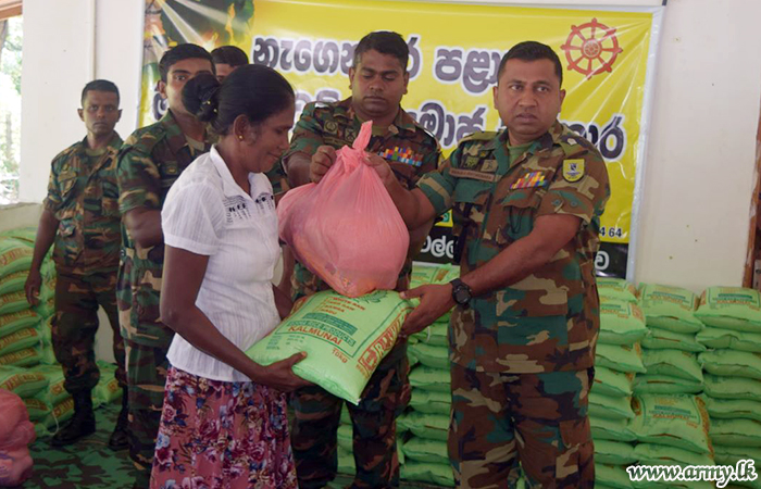 116 Families in Sinnawatta Given Relief Packs