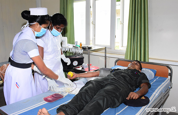 Rising to the Need, Over 155 Army Personnel Offer Blood to Kilinochchi Patients
