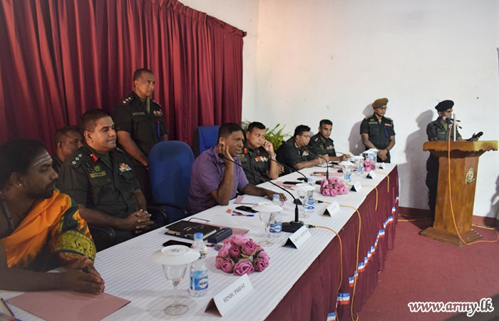 Civilians in Sugandhipuram & Udayarkattu-North Share Concerns with General Officer Commanding 68 Division
