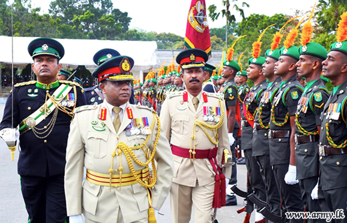 ஓய்வுபெறும் மேஜர் ஜெனரல் தம்மி ஹேவகேக்கு கஜபா படையணியின்  மரியாதை