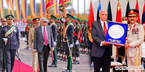 President’s Maiden Visit to Army HQ Greeted with Red Carpet Welcome & Military Honours