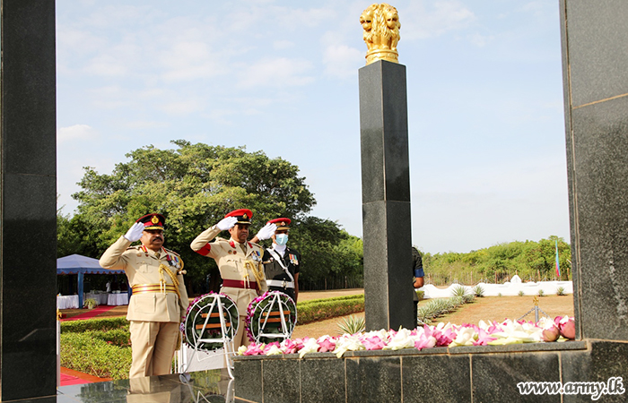 ශ්‍රී ලංකාවේ ඒකීයභාවය වෙනුවෙන් දිවිපිදූ ඉන්දියානු රණවිරුවන් සිහිපත් කෙරේ