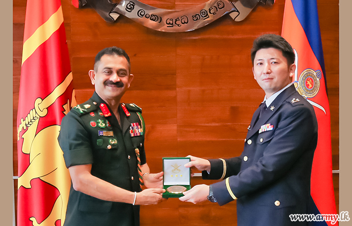 Defence Adviser of Embassy of Japan Pays Courtesies to the Army Chief