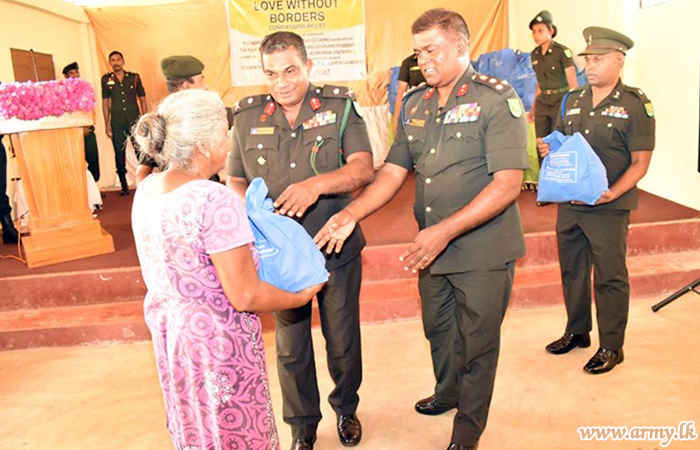 At Army Request, Talagala Foundation Distributes 130 Relief Dry Ration Packs