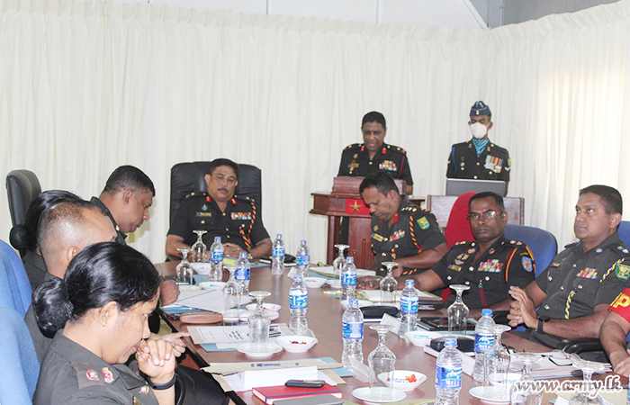 Logistic Commander Inspects & Receives Updates from Logistic Schools