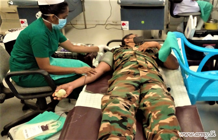 270 Army Personnel Give Blood to Central Blood Bank