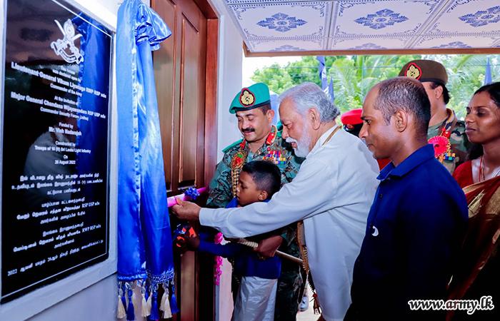SFHQ- J with Donor Support Erects New Home for Ex-Combatants in Puloly