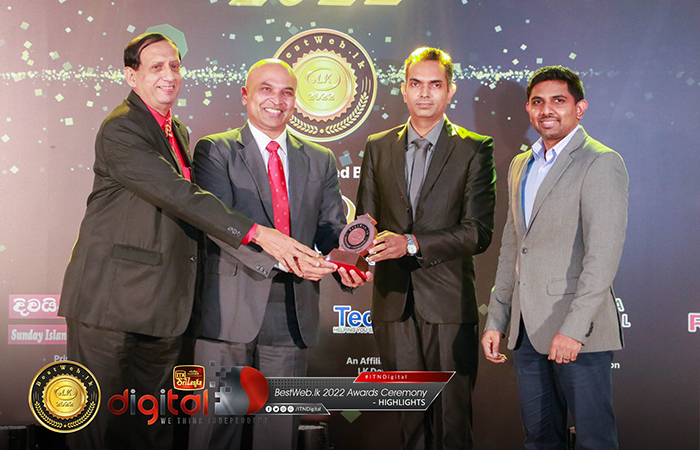 www.army.lk Receives Its Bronze Award During Glittering Ceremony