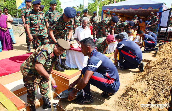 513 Brigade Continues its Support to Female Cricketer by Erecting New Home