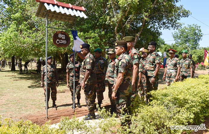65 වන සේනාංකයෙන් දේශීය ඖෂධීය ශාක වගාවට ඔසු උයනක්