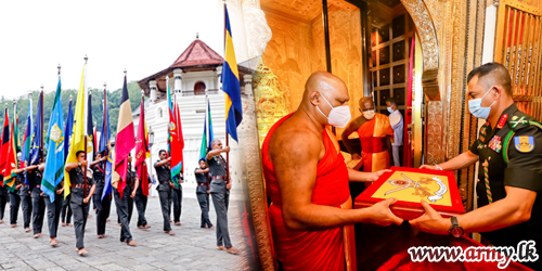 3rd Religious Ceremony at Kandy Sri Dalada Maligawa Blesses Army's Forward March