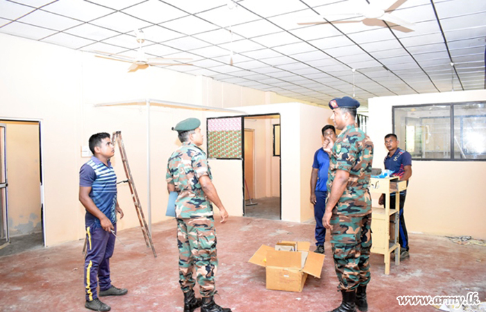 Troops Renovate Ward at Mannar Hospital
