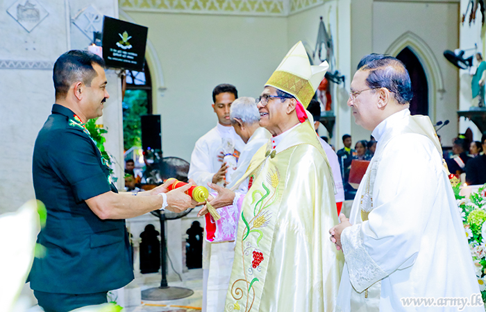 Special Mass at All Saints' Church Blesses Army Flags & 73rd Anniversary