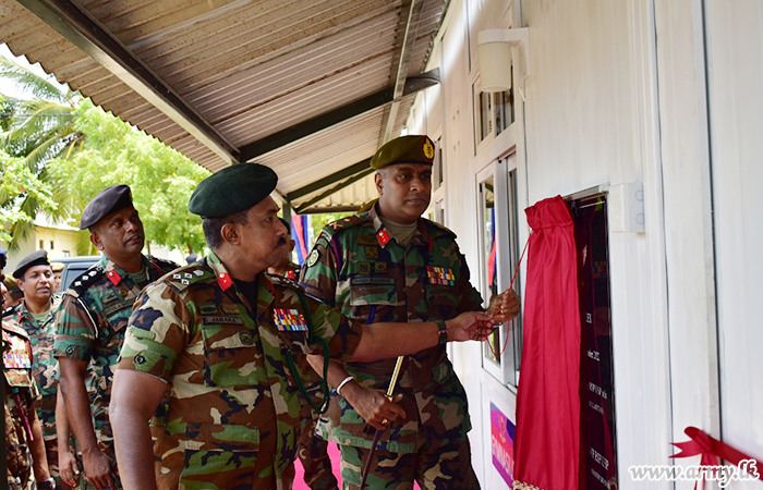 66 Div HQ Erects Its New Utility Building