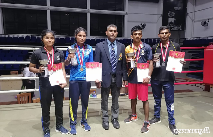 Army Boxers in Intermediate Boxing Championship-2022 Clinch Championship