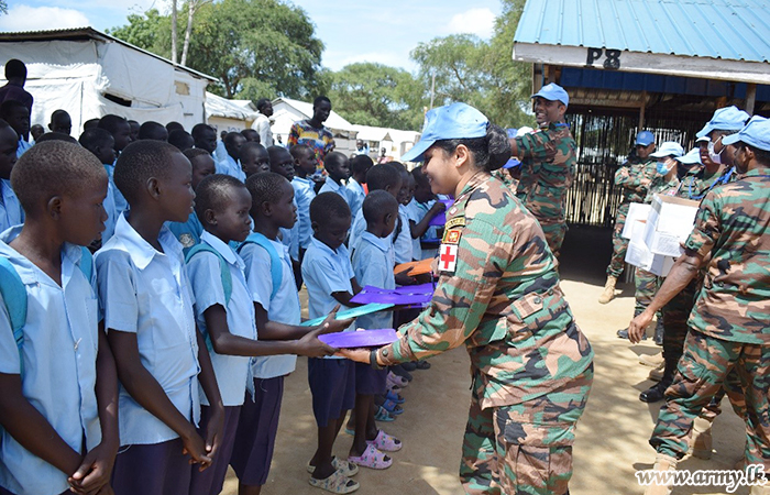 Sri Lankan Contingent in South Sudan Joins Children's Day with Gifts