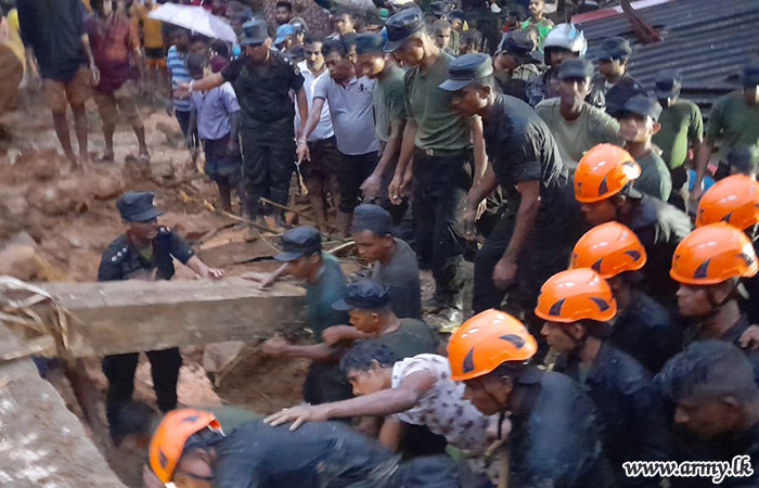 Dead Bodies of Mother & Son Found at Thumbaliyadda Landslide 