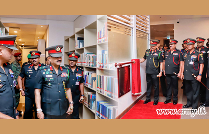 Army HQ Opens Its State-of-the-Art Library Facility of International Standards