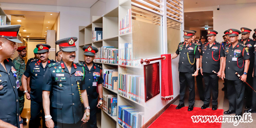 Army HQ Opens Its State-of-the-Art Library Facility of International Standards