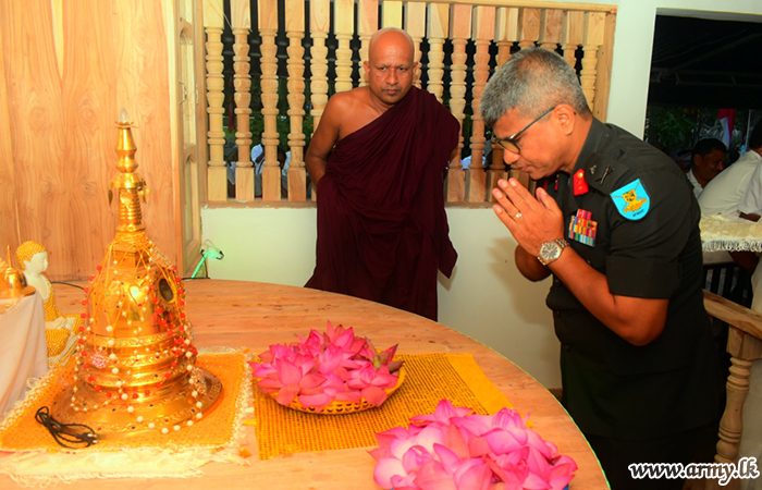 Army-Built New Shrine at Sevanapitiya Temple Opened