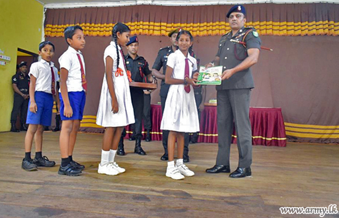 621 Brigade Troops Support Educational Needs of Sampathnuwara Children