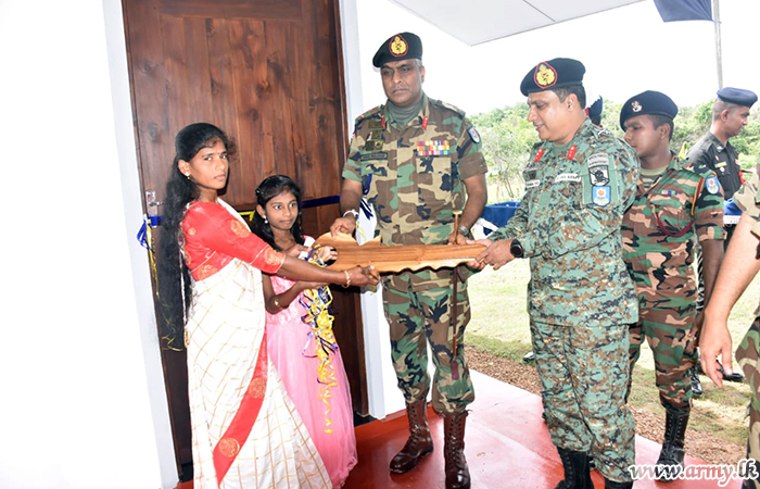 Kilinochchi Troops Erect New Home for Ex-LTTE Woman Combatant