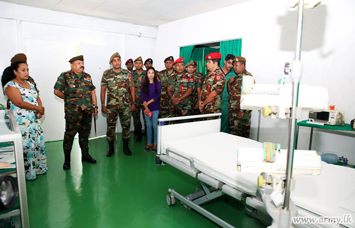 Newly-Constructed ICU & ETU Units at Palaly Army Base Hospital Opened