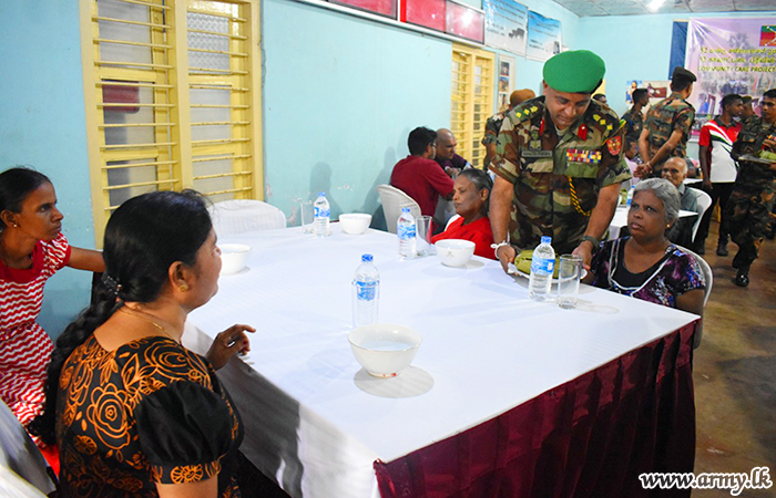 Adults at Elders' Home at Kaithady Given Lunch Treat